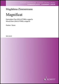Magnificat SSAATTBB choral sheet music cover Thumbnail